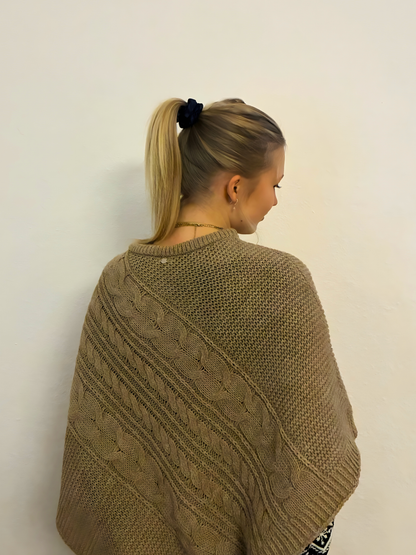 Exclusive Silk Hairtie Navy Blue