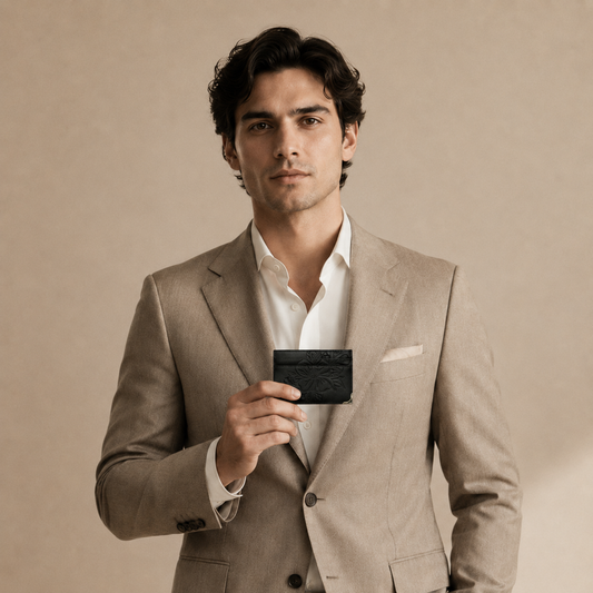 Fleur Noir Cardholder