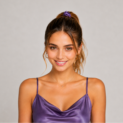 Lavender Mist Silk Hairtie