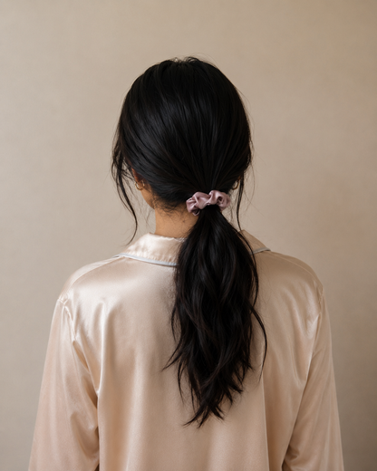 Dust Rosé Silk Hairtie
