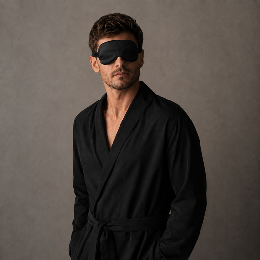 Eclipse Black Silk Eyemask