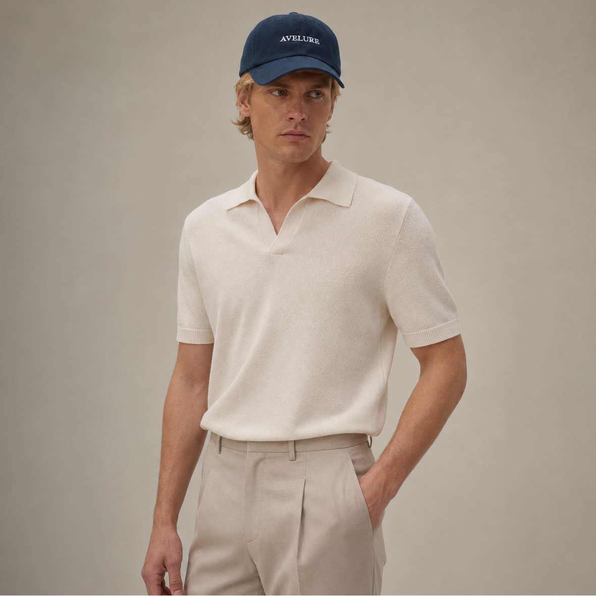 Navy Vintage Cap