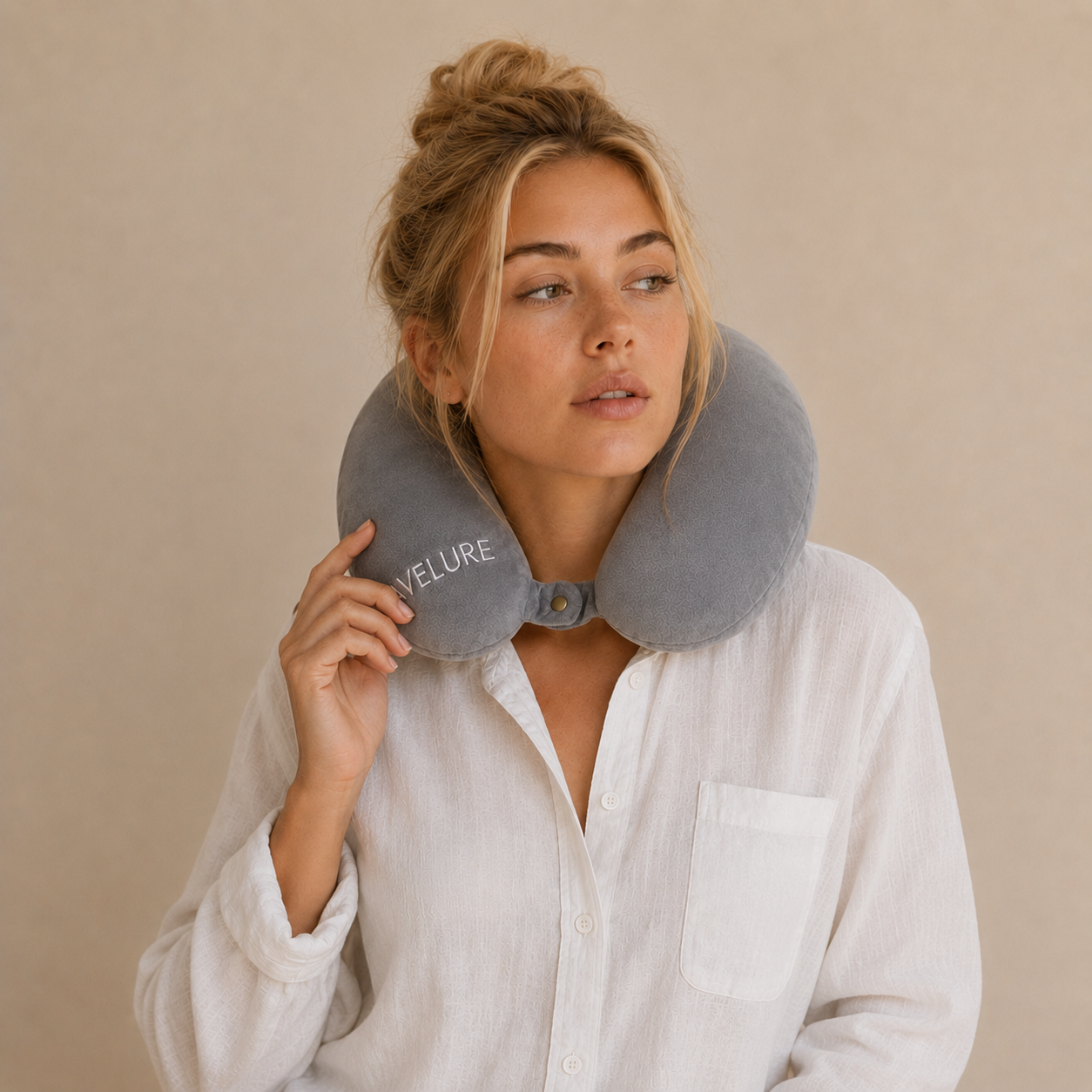 Ash Grey Transit Pillow